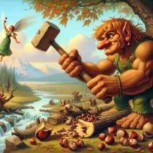 Dětské básničky Jiřího Ryšánka: Zamilovaný obr (z rubrik Básničky o podzimu, Básničky o pohádkových bytostech)