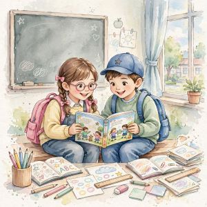 Dětské básničky Jiřího Ryšánka: rubrika Básničky o škole