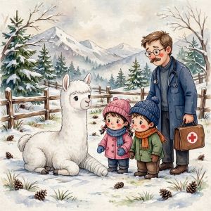 Dětské básničky Jiřího Ryšánka: Lama má sádru (z rubrik Básničky o zdraví, Básničky o zvířátkách, Říkanky pro nejmenší, Zhudebněné básničky)
